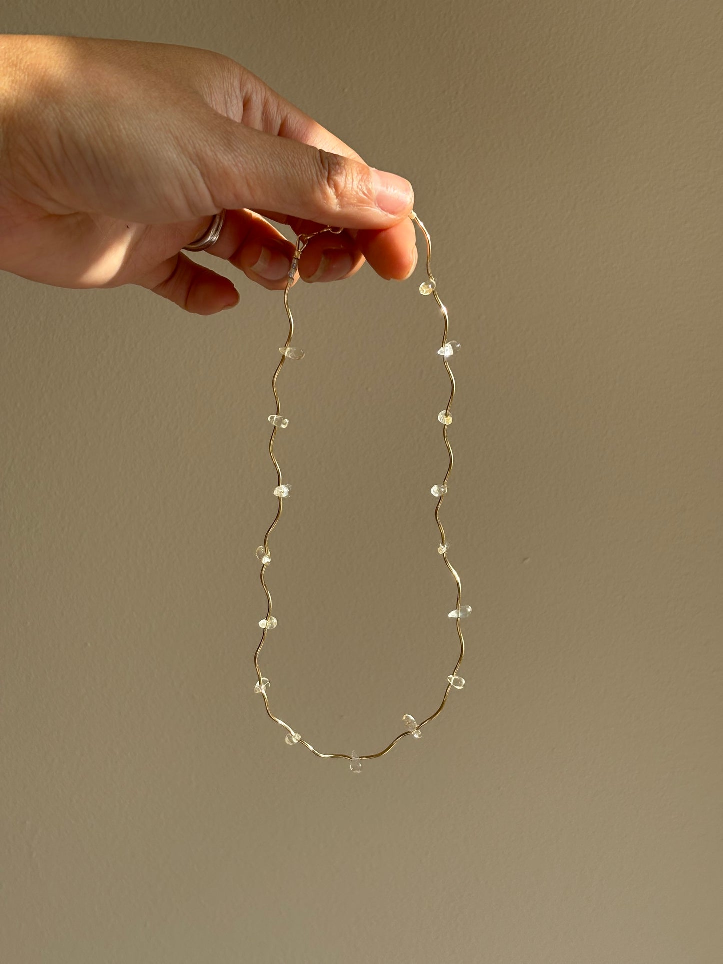 Citrine Ripple Necklace