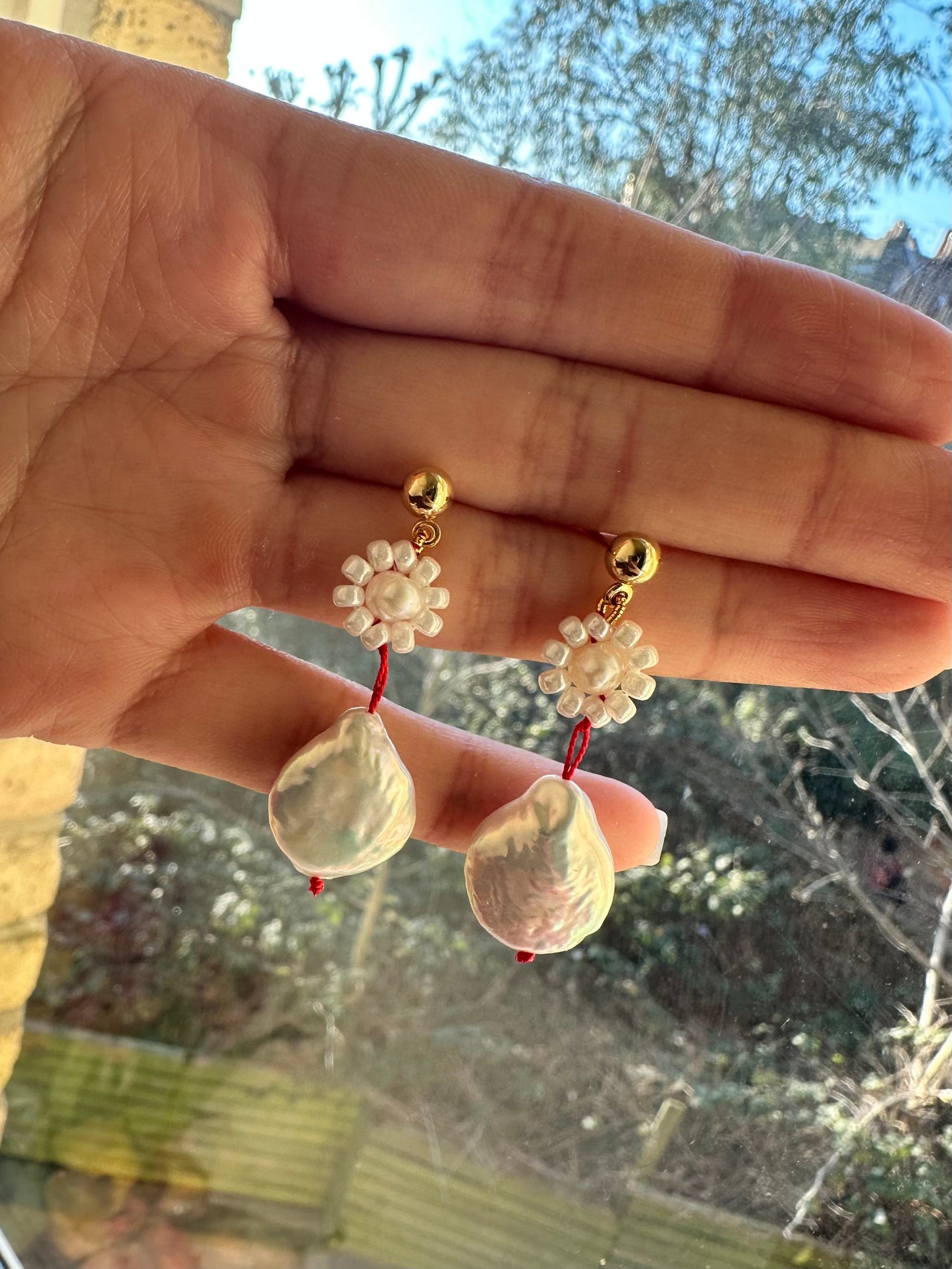 In Time Pearl Earrings