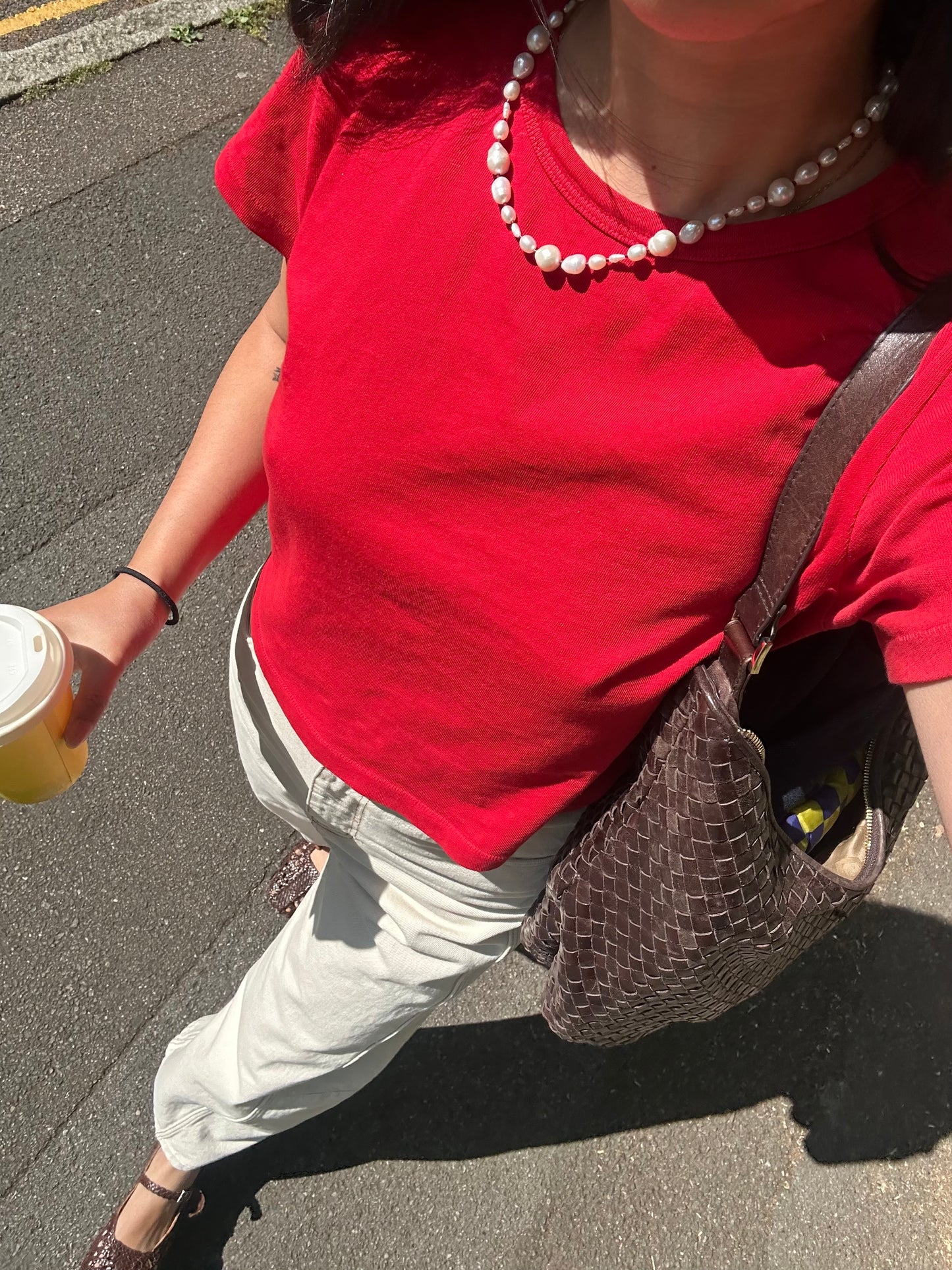 By my hands Pearl Necklace