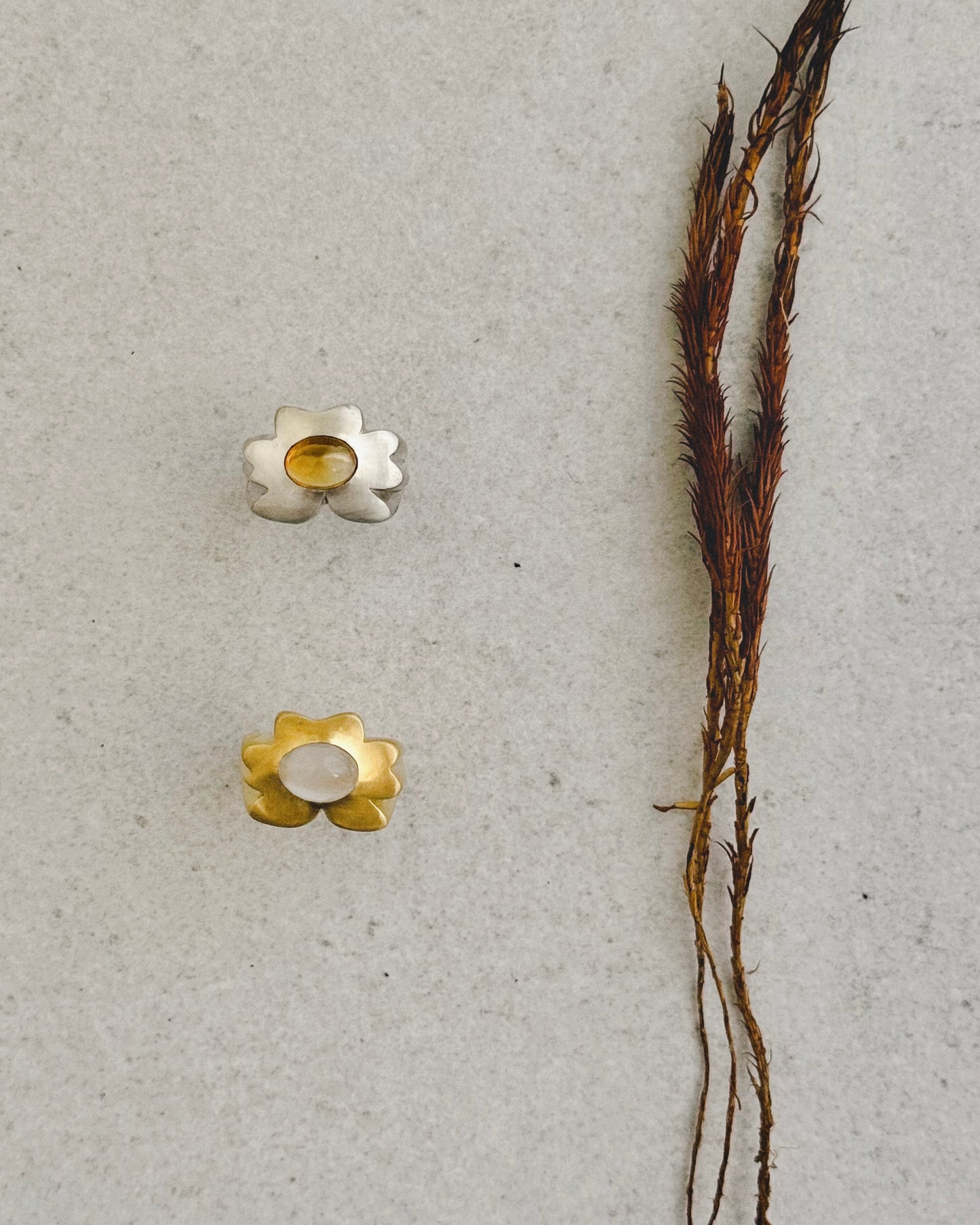 Citrine Goldilocks Ring