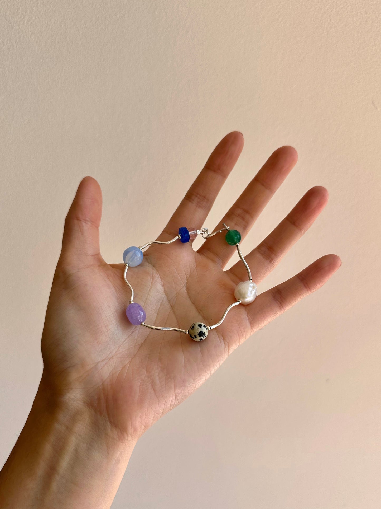 Florescence Ripple Bracelet · Sterling Silver