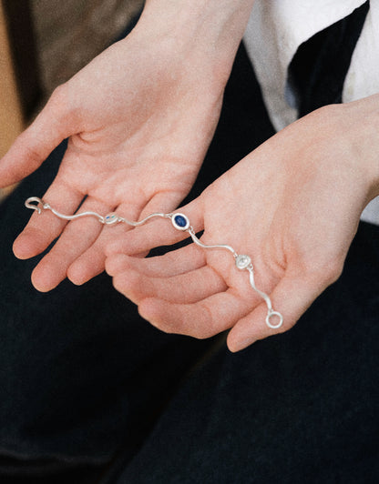 One-of-a-kind: Meadowlark Ripple Bracelet