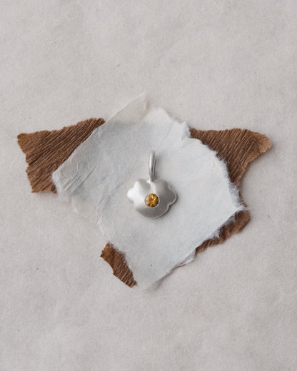 One-of-a-kind: Heart Pendant with Citrine