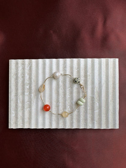 Sienna Ripple Bracelet · Gold Fill