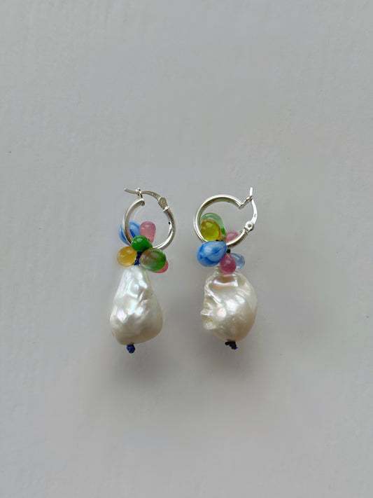 Meadowlark Pearl Earrings
