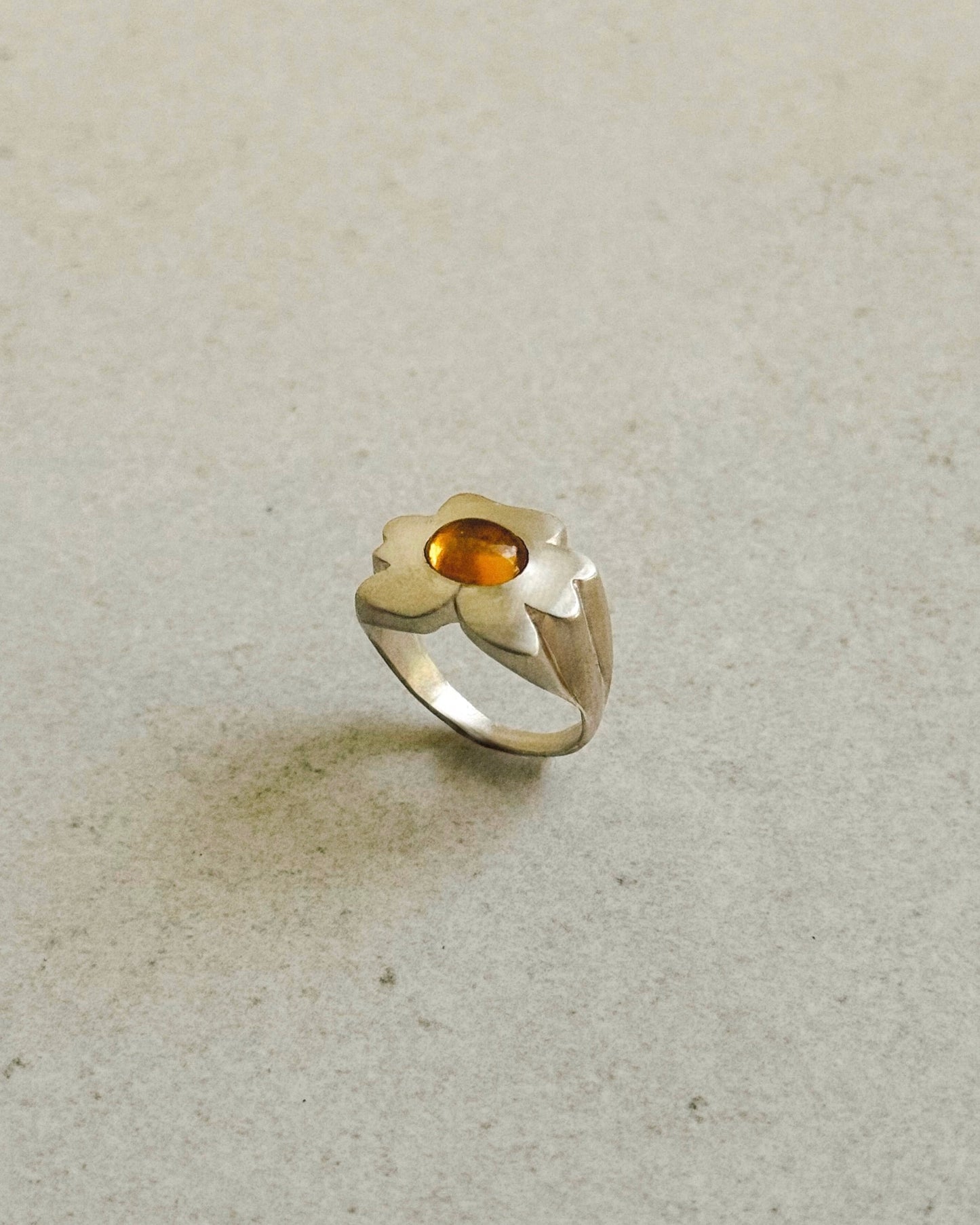 Citrine Goldilocks Ring
