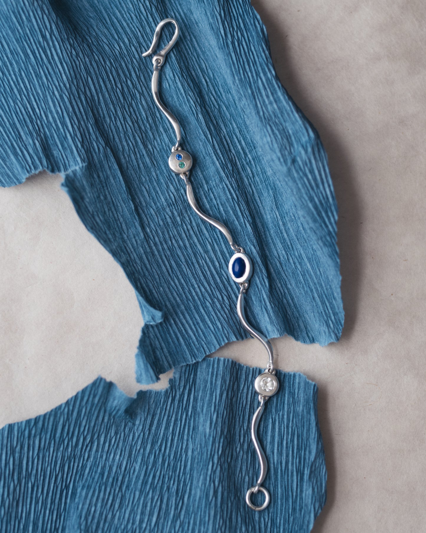 One-of-a-kind: Florescence Ripple Bracelet