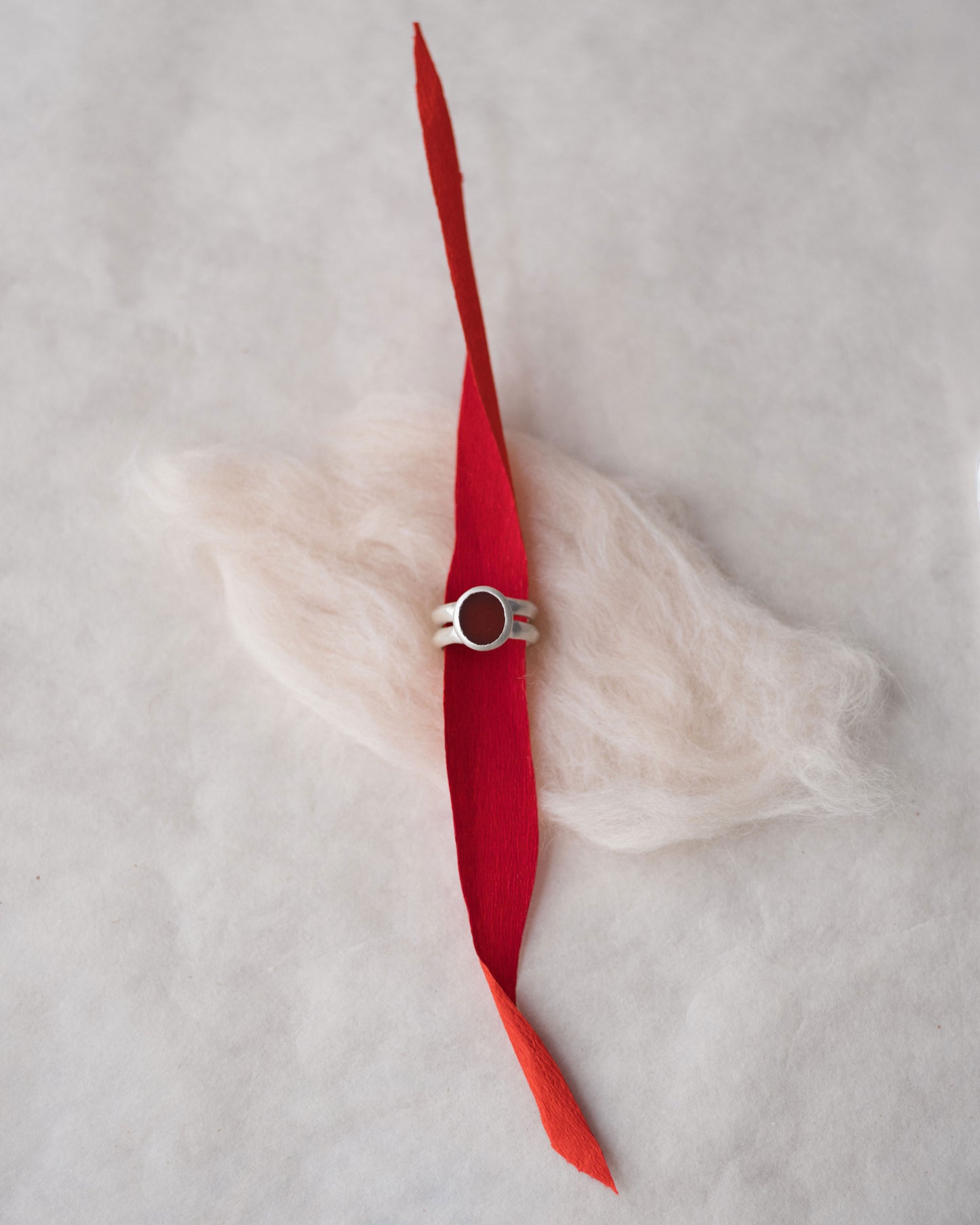 Column Signet in Carnelian