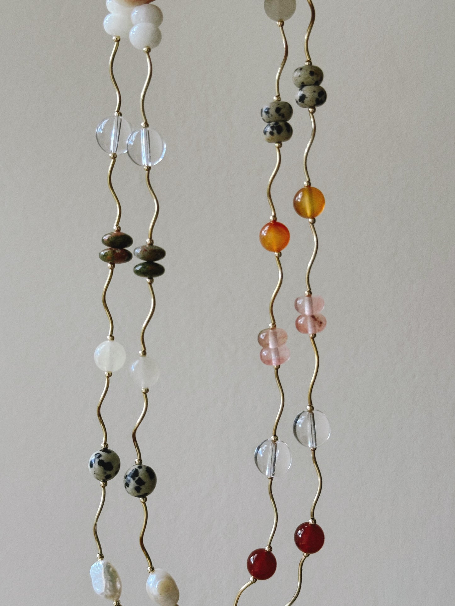 Sienna Ripple Necklace · Gold Fill