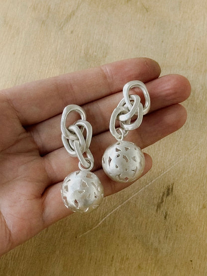 Folk earrings