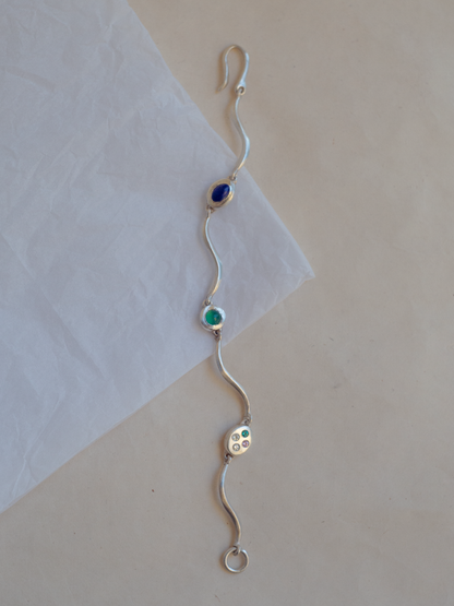 One-of-a-kind: Florescence Ripple Bracelet