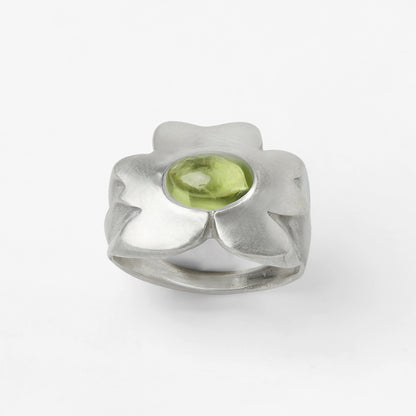 Peridot Goldilocks Ring