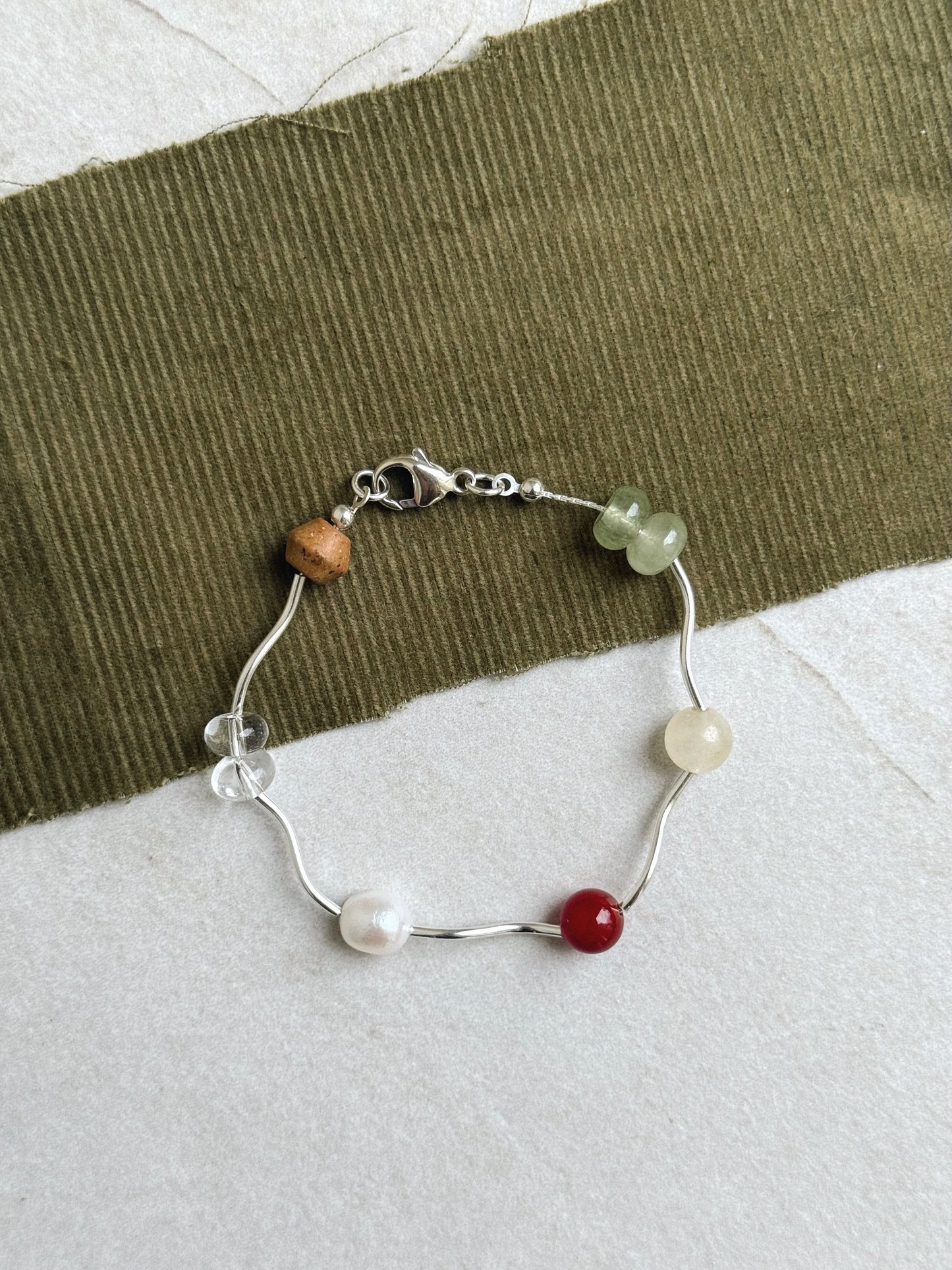Sienna Ripple Bracelet · Sterling Silver