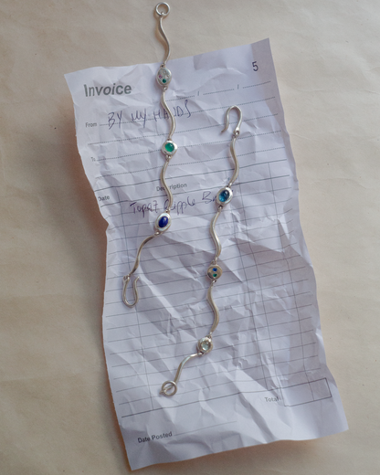 One-of-a-kind: Topaz Ripple Bracelet
