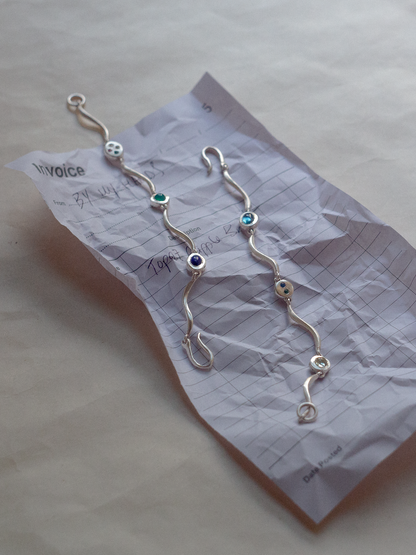 One-of-a-kind: Topaz Ripple Bracelet