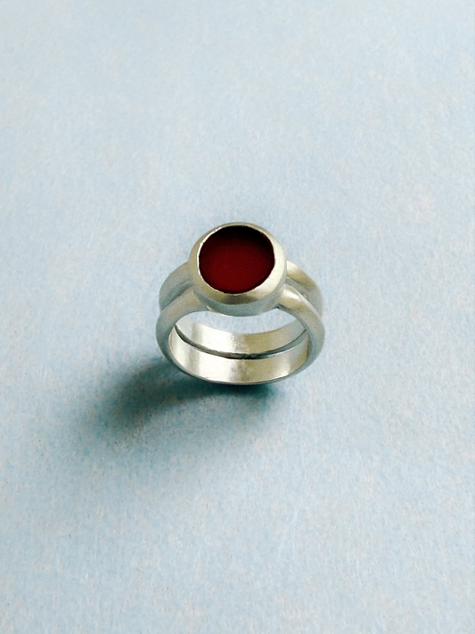 Column Signet in Carnelian