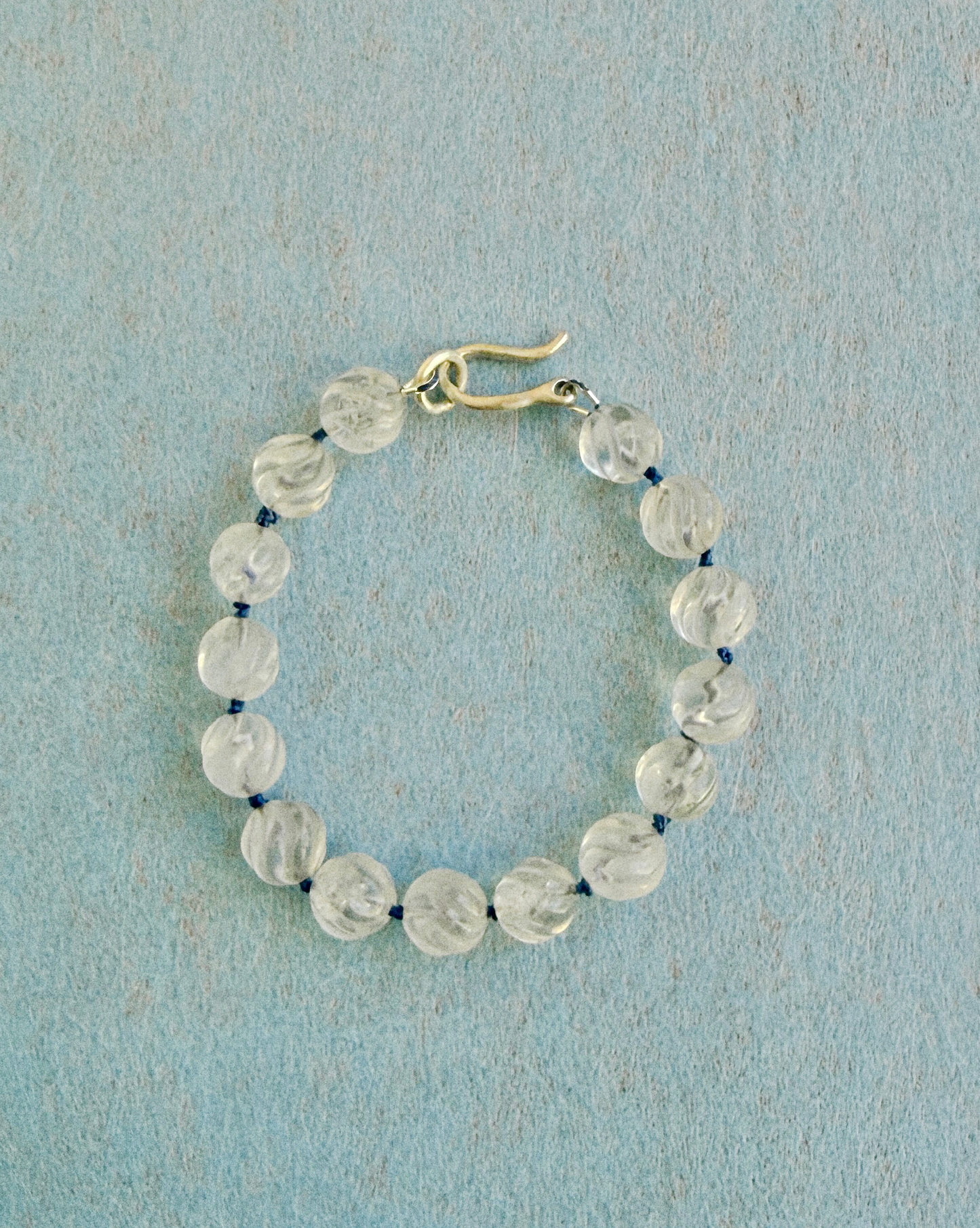 Carved Quartz Bracelet