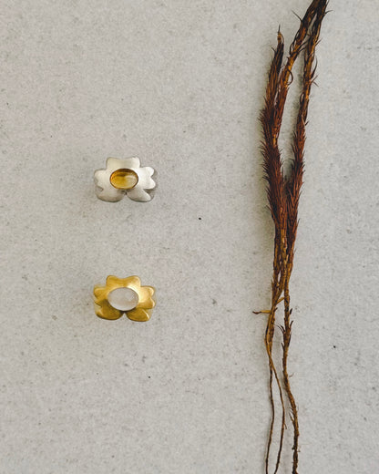 Citrine Goldilocks Ring