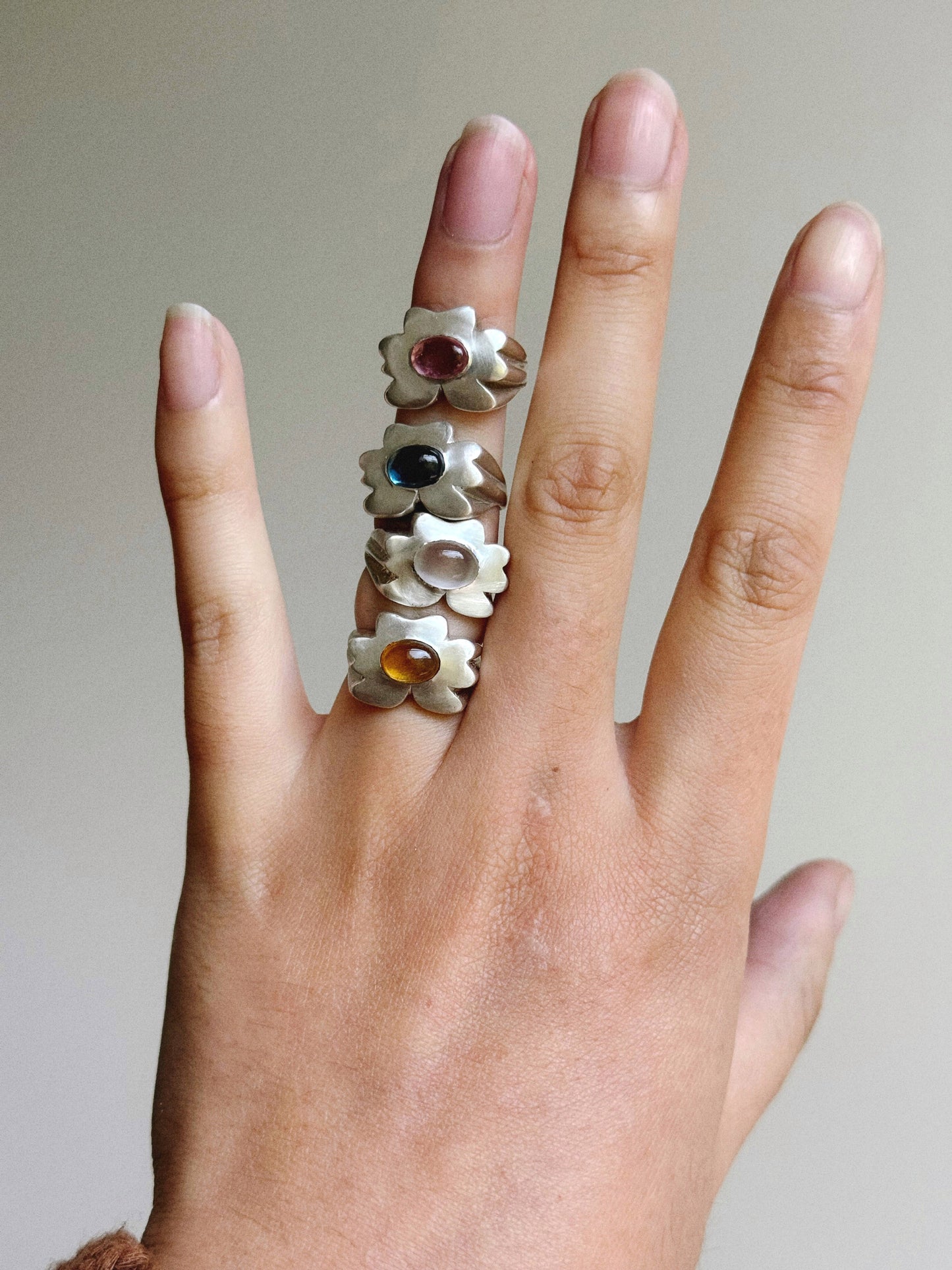 Moonstone Goldilocks Ring