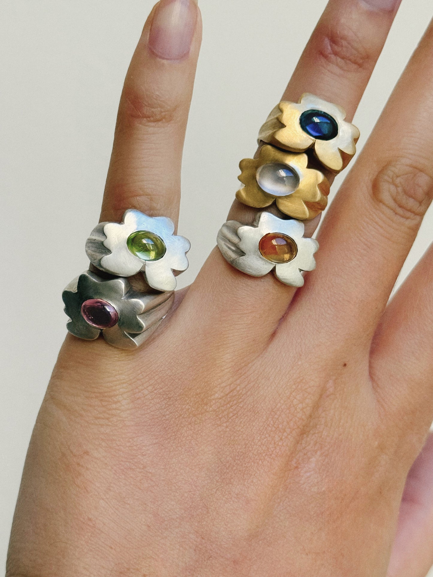 Topaz Goldilocks Ring