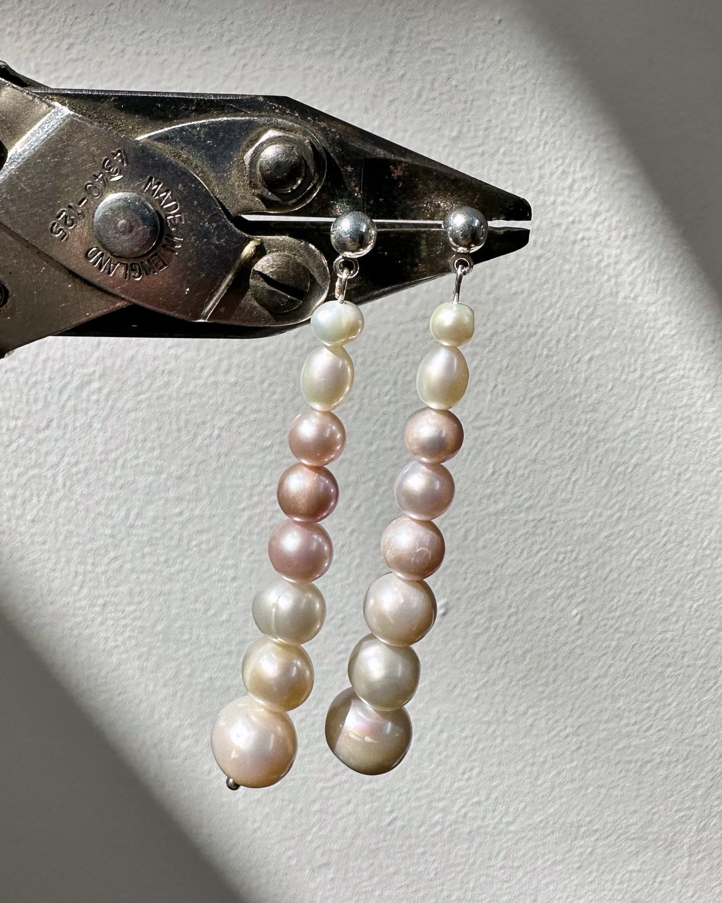 Pearl earrings