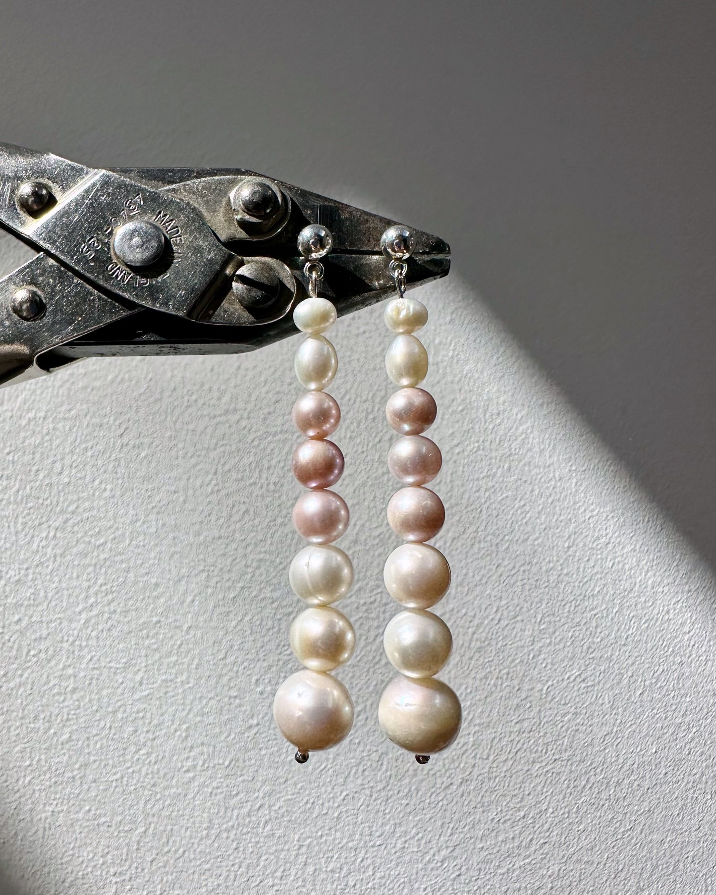 Pearl earrings