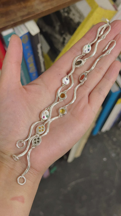 One-of-a-kind: Topaz Ripple Bracelet