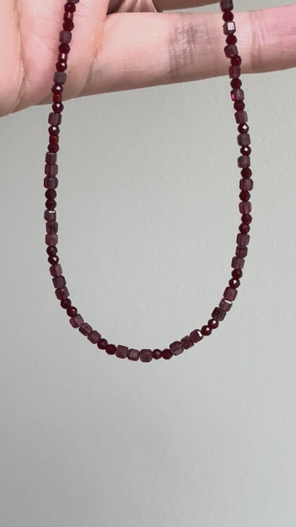 Little Garnet Necklace