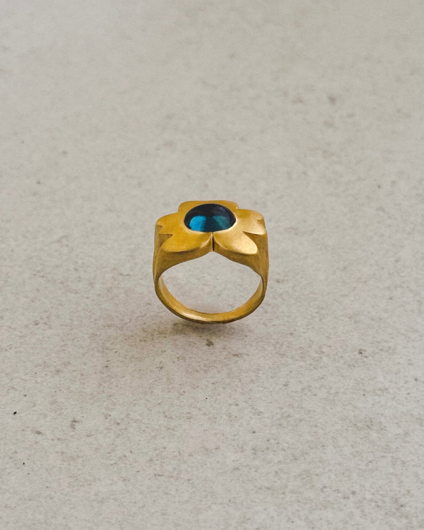 Topaz Goldilocks Ring