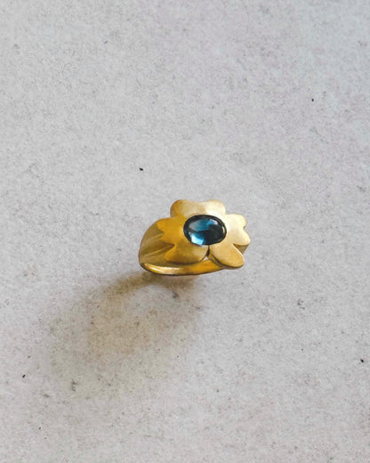 Topaz Goldilocks Ring